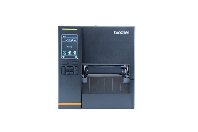 TJ-4121TN - Impressora industrial de etiquetas de transferência térmica e tecnologia térmica direta com uma resolução de 300ppp e visor tátil. Placa de rede, série, host USB e design robusto, para elevados volumes de impressão 