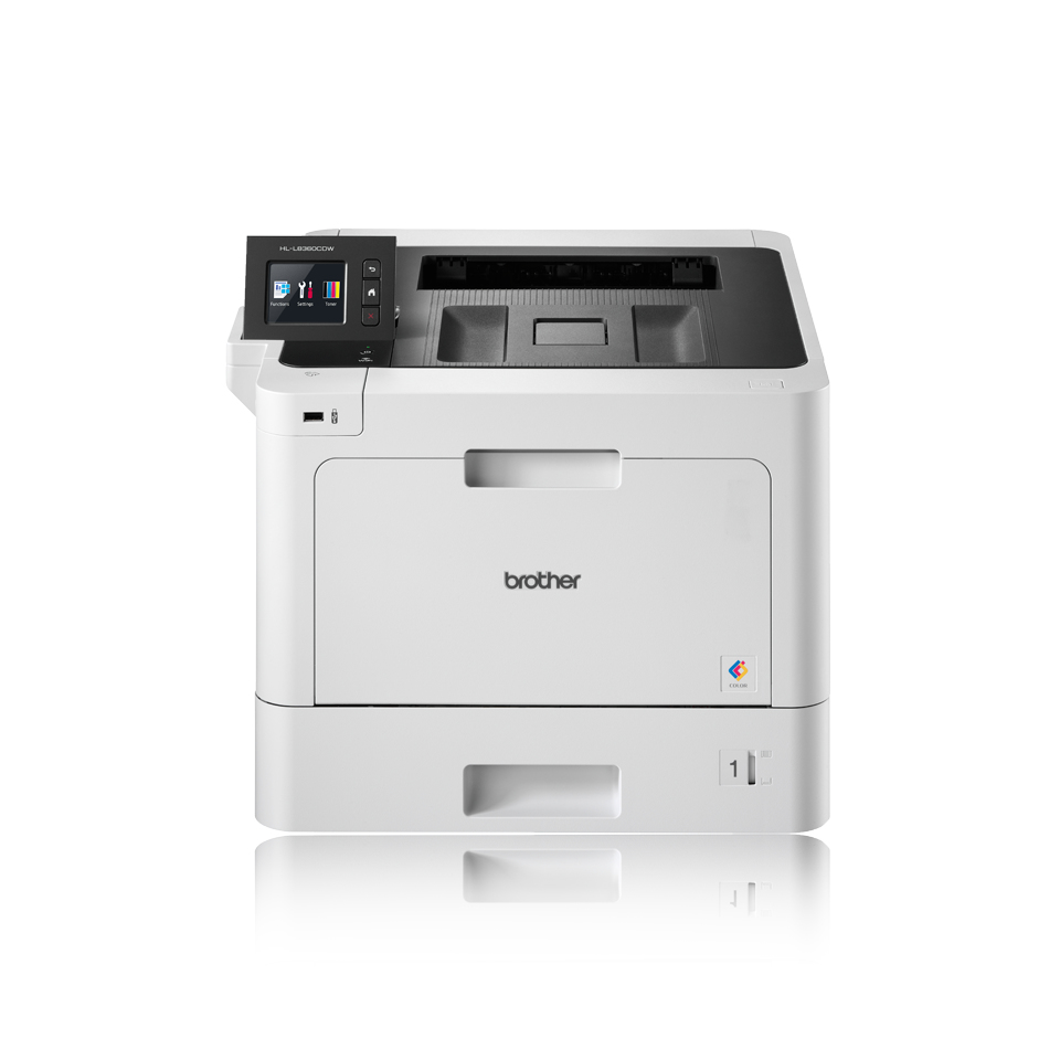 HL-L8360CDW - Impressora laser a cores profissional com rede, frente e verso automático e toner de alta capacidade disponível, Bandeja 250 folhas, Velocidade 31 ppm, Conexão móvel e nuvem 