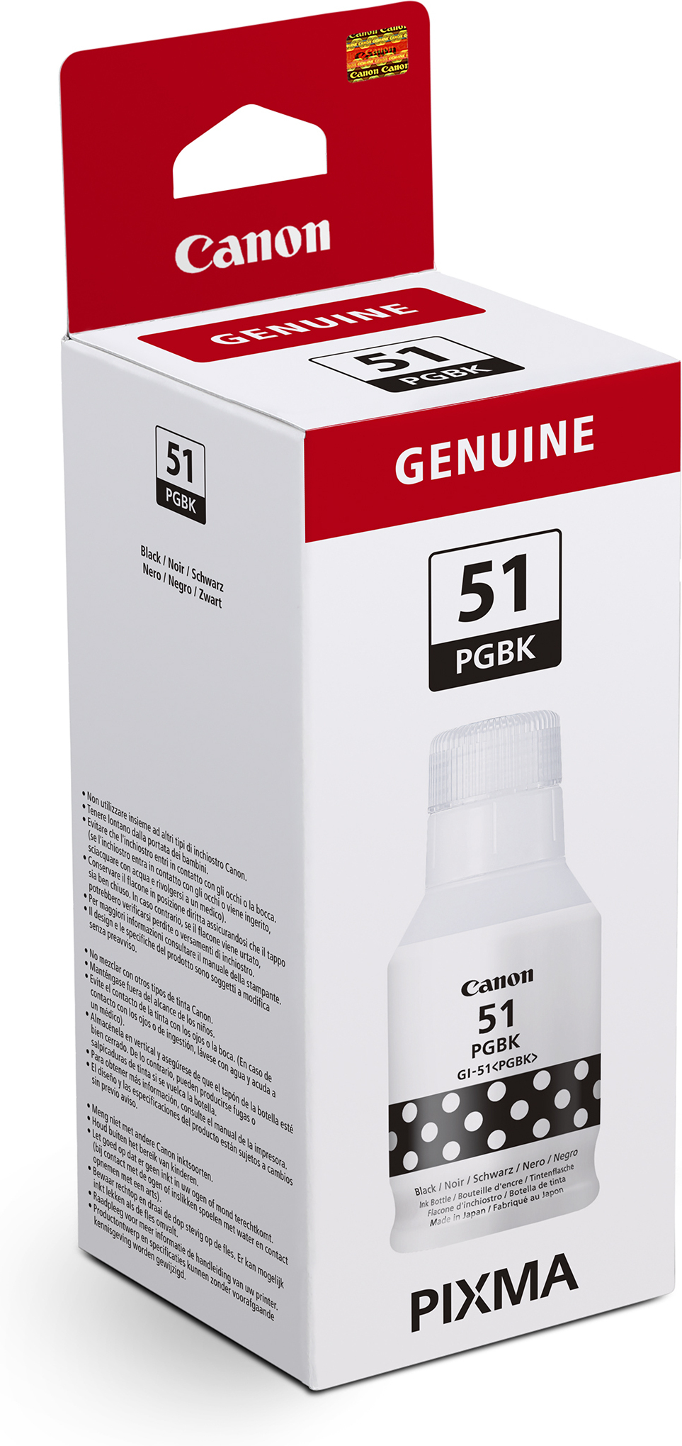 GI-51 PGBK EUR Black Ink Bottle NON-BLISTERED 