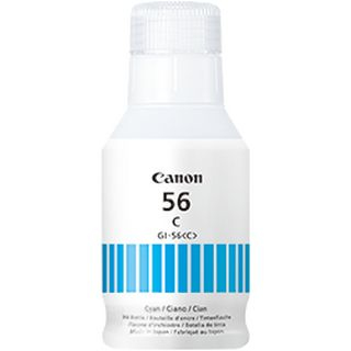 GI-56C - Cyan Ink Bottle - Compativel com Maxify GX3050, GX4050, GX5050, GX5550, GX6050, GX6550 e GX7050 