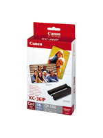 KC-36IP Caixa com papel, 36 impressões de tamanho de cartão de crédito de 54 x 86 mm (2,1 x 3,4