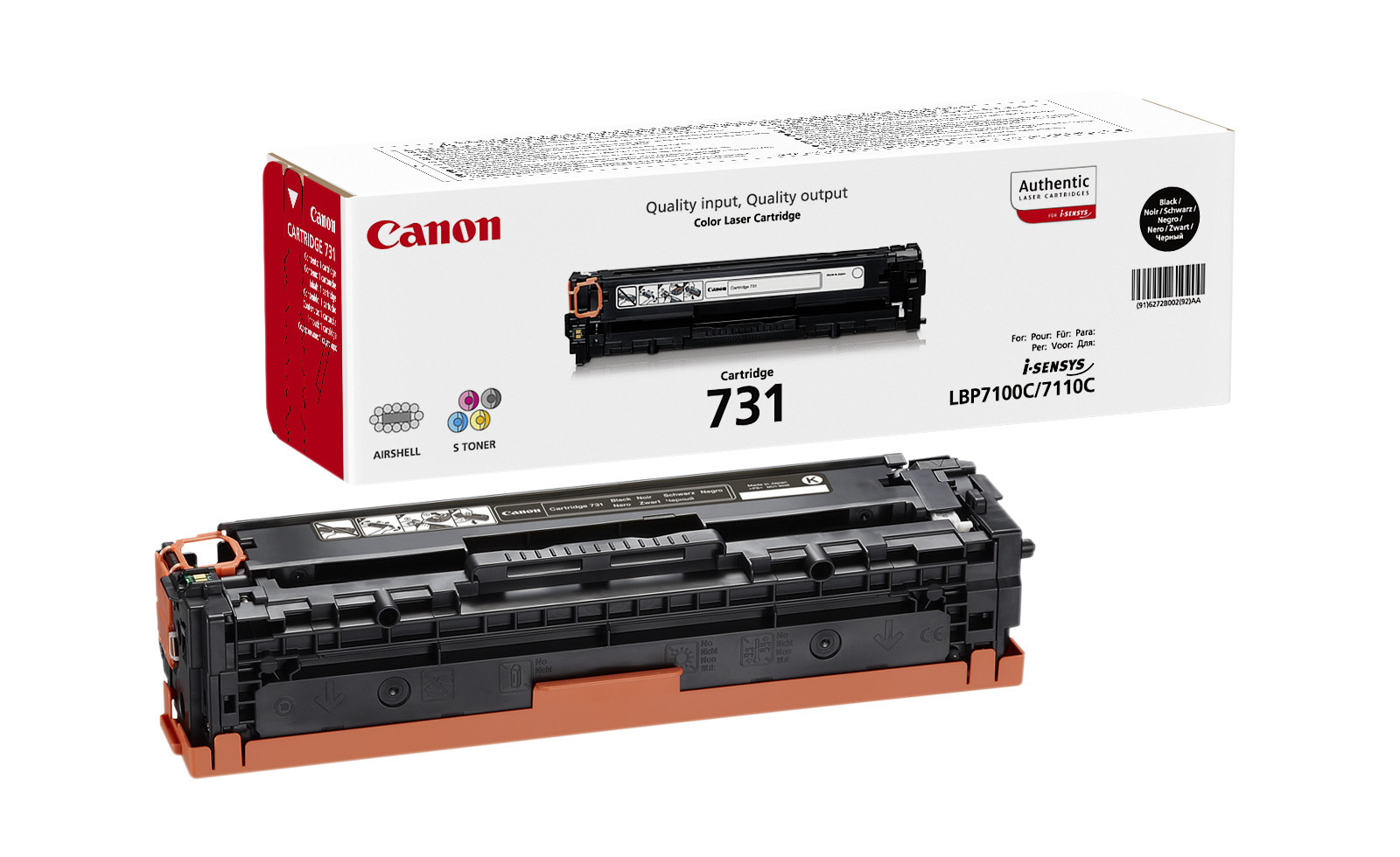 731 Yellow - Cartridge para LBP7100Cn, LBP7110Cw 
