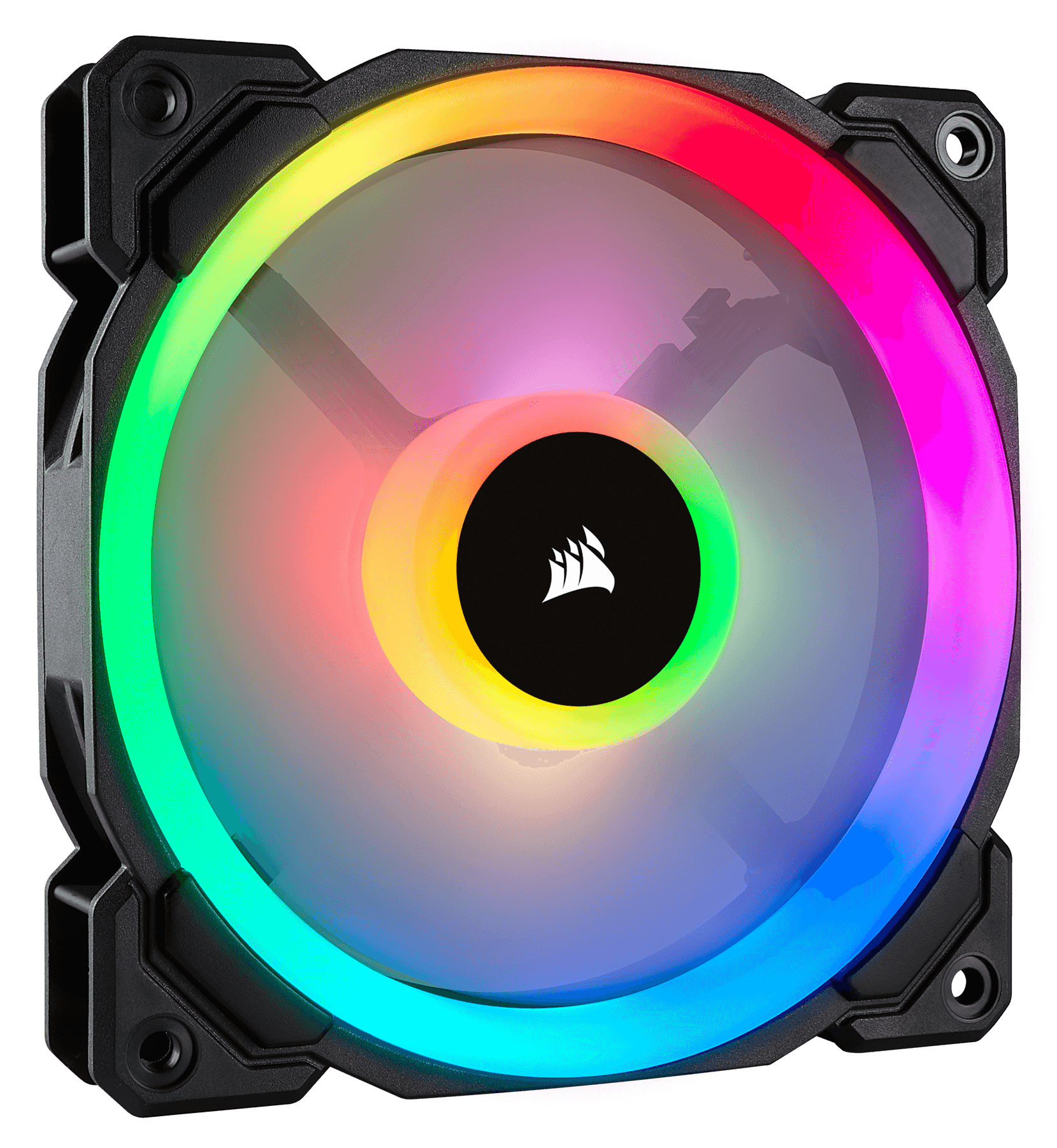 LL Series, LL120 RGB, 120mm Dual Light Loop RGB LED PWM Fan, Single Pack 