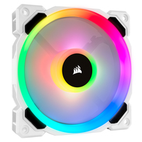 LL Series, LL120 RGB White, 120MM Dual Light LOOP 