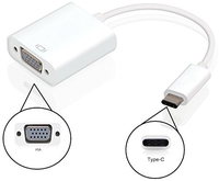 Conversor USB Tipo C para VGA 1080p 