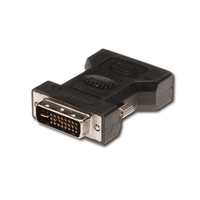 Adaptador DVI-I para VGA 24+5pin VGA 15pin HD 