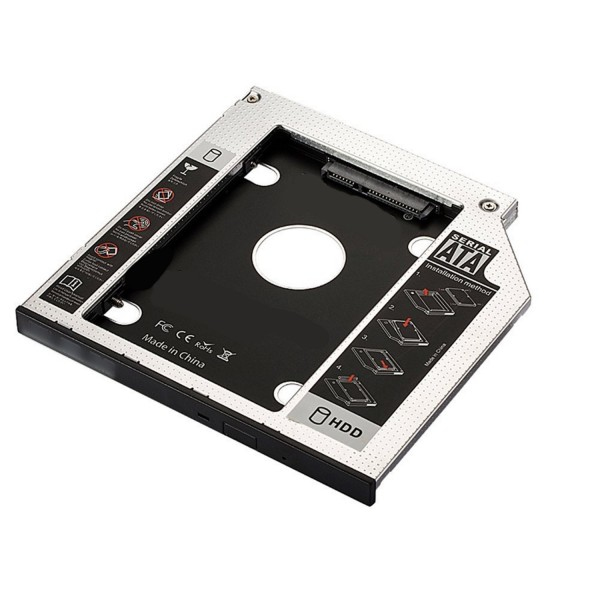 Estrutura de instalação SATA III SSD / HDD para slot de unidade de CD / DVD / Blu-ray com 9.5 mm de altura 