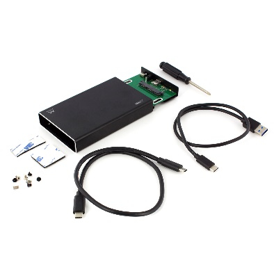Caixa Externa para HDD/SSD USB 3.1 de 2ª geração USB-C de 2.5