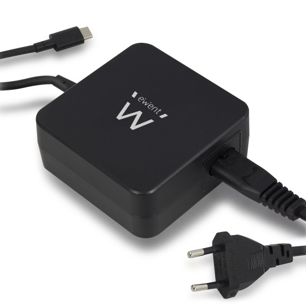 Carregador USB-C de 65W para computador portátil com perfis Power Delivery 
