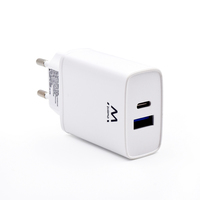 Carregador USB-C e USB-A QC3.0 AC PD, 2 portas (20