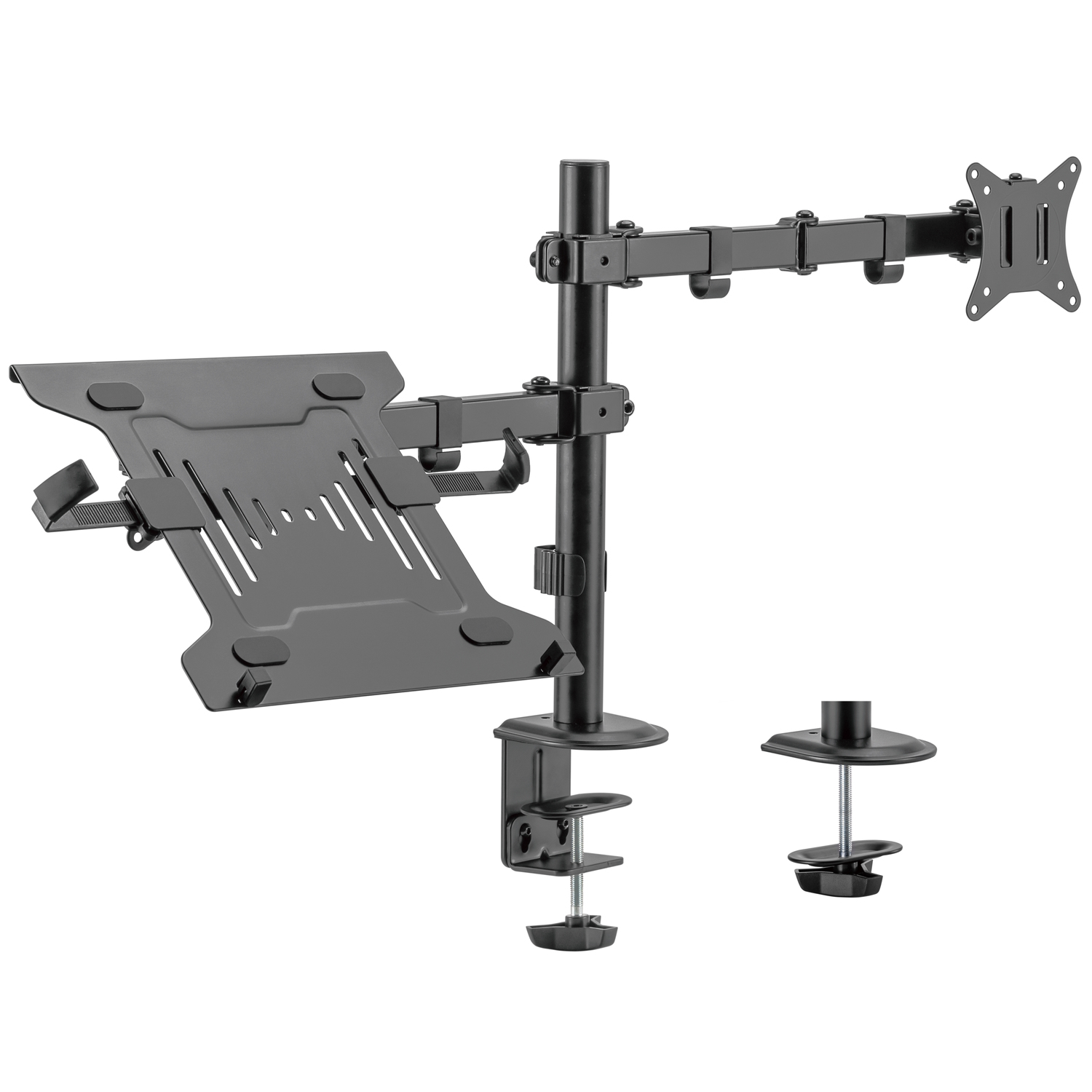Suporte de Mesa para 1 Monitor com suporte para portátil 