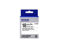 Fita Padrão - LK-5WBN Std Blk/Wht 18/9