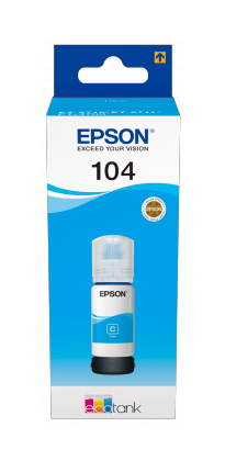 104 EcoTank Cyan ink bottle 