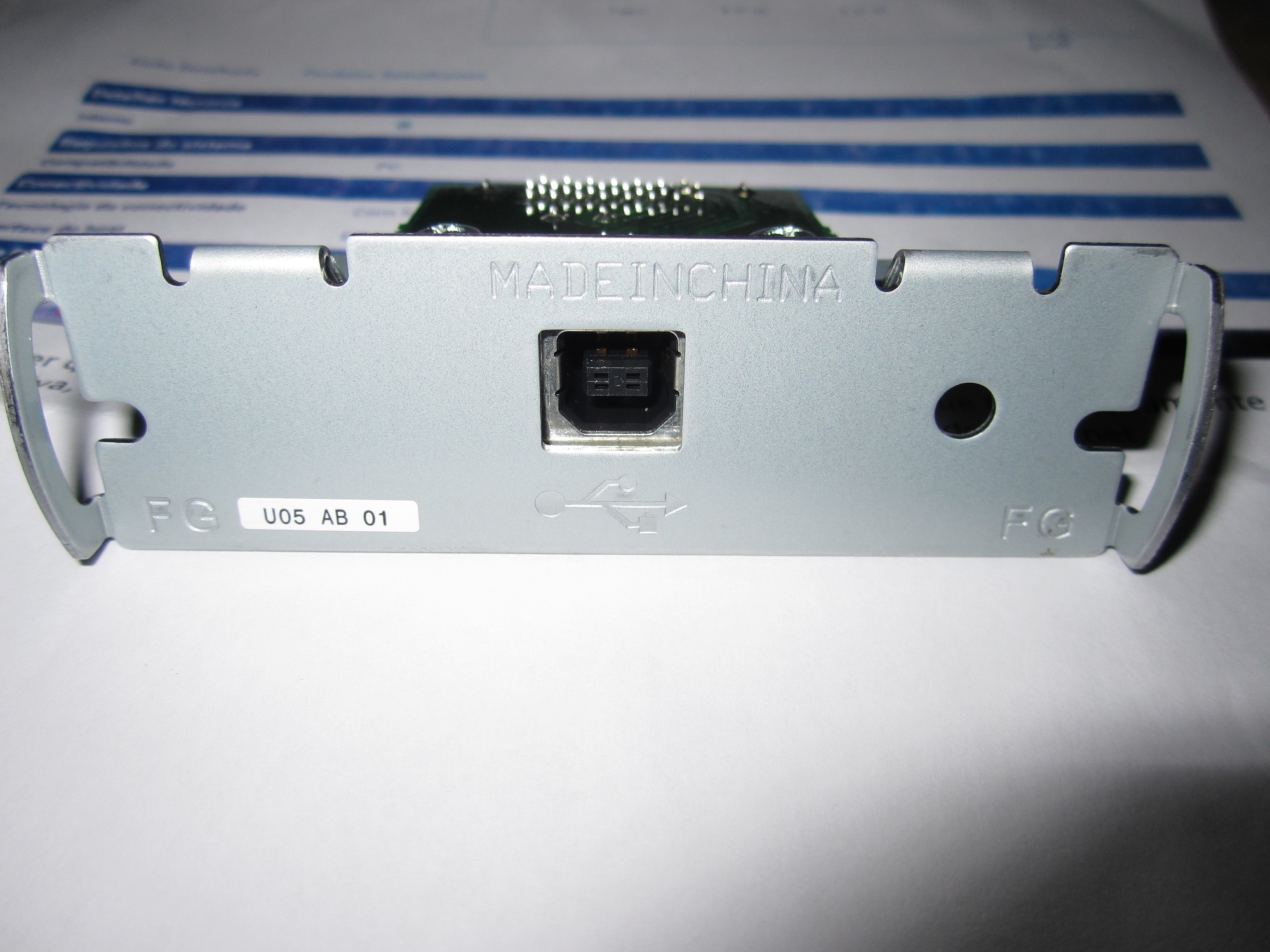 UB-U05 - Interface USB para impressora série TM-T88IV e TM-T70  