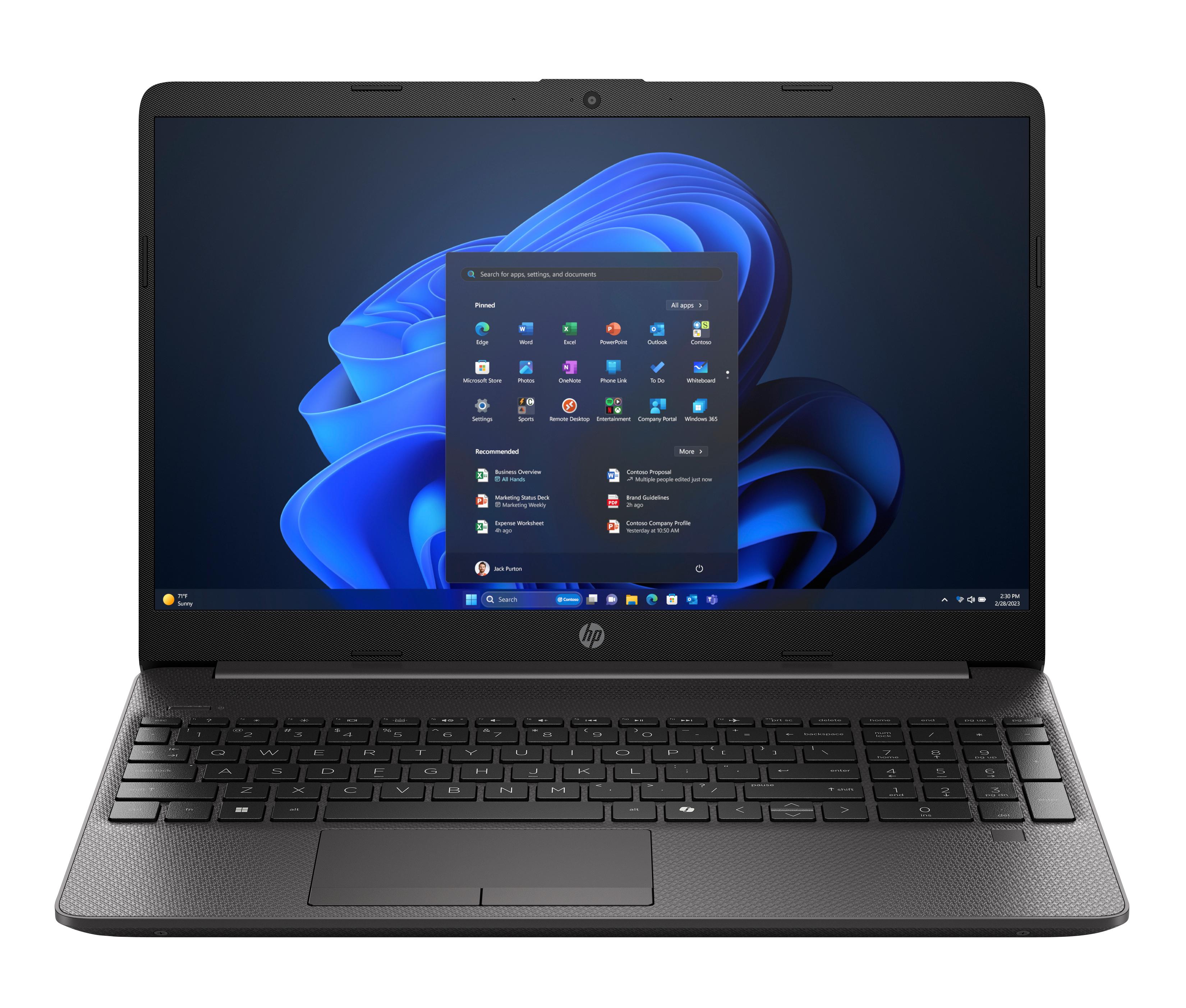HP 250RG9 - Intel Core Ultra 5, 8GB DDR4, 256GB SSD, 15.6'', Intel Graphics, Wi-Fi 6 (AX201) 2x2 + Bluetooth, Windows 11 Home