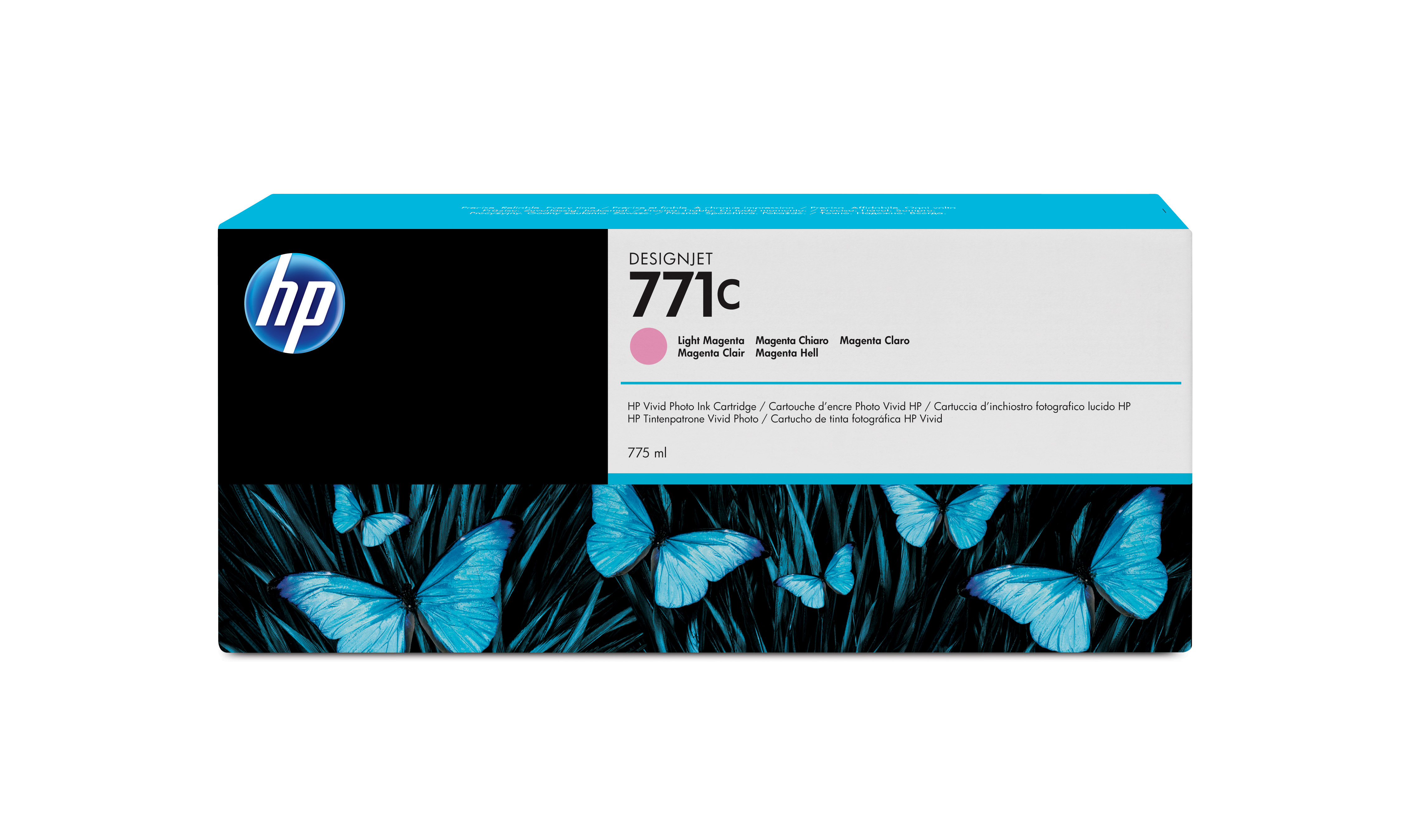 HP 771C 775-ml Light Magenta DesignJet Ink Cartridge 
