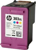 Original HP 303XL High Yield Tri-color Ink Cartrid