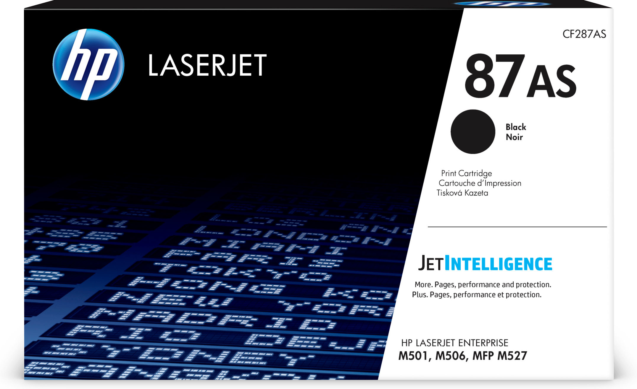 HP 87AS Black LaserJet Toner Cartridge 