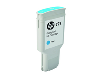 HP 727 300-ml Cyan DesignJet Ink Cartridge 