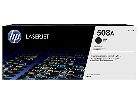 HP 508A Black Original LaserJet Toner Cartridge (CF360A) 
