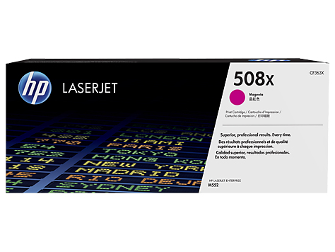 HP 508X High Yield Magenta Original LaserJet Toner Cartridge (CF363X) 