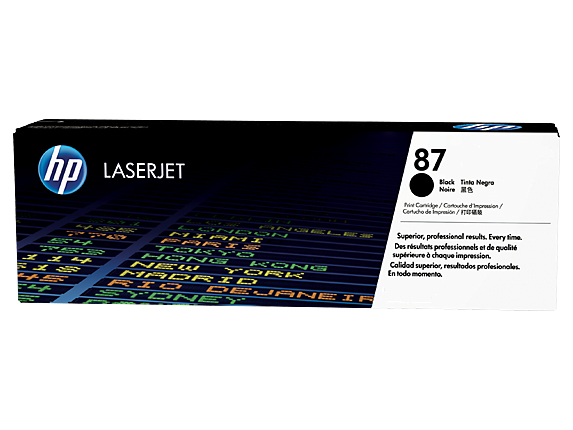 HP 87X High Yield Black Original LaserJet Toner Cartridge (CF287X) 