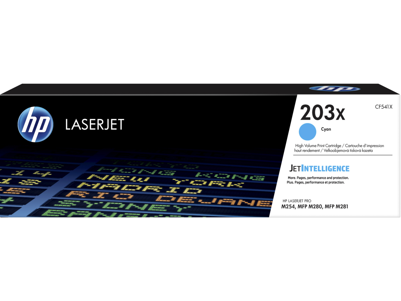 HP 203X High Yield Cyan Original LaserJet Toner Cartridge  