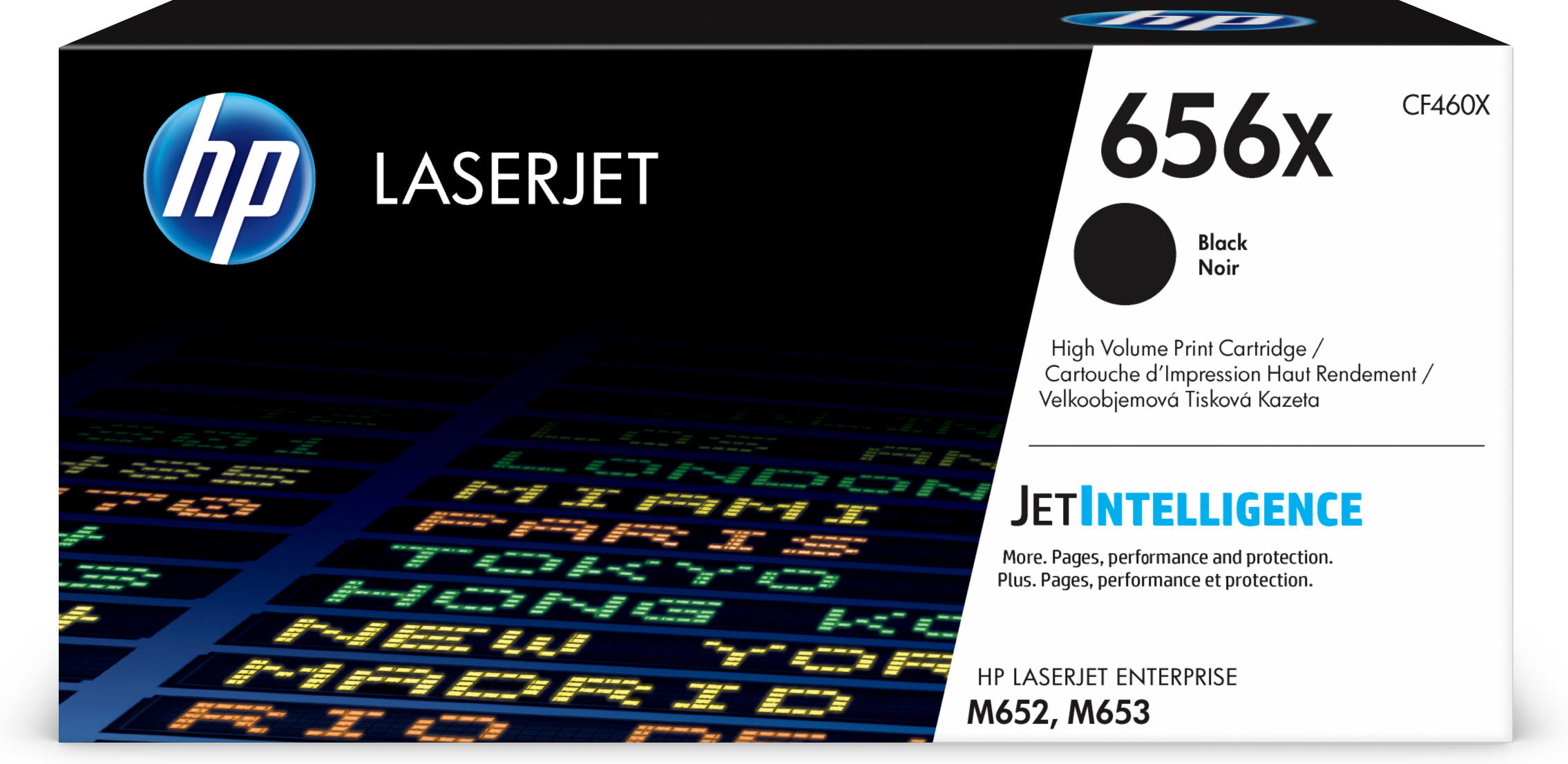 HP 656X High Yield Black Original LaserJet Toner Cartridge (CF460X) 