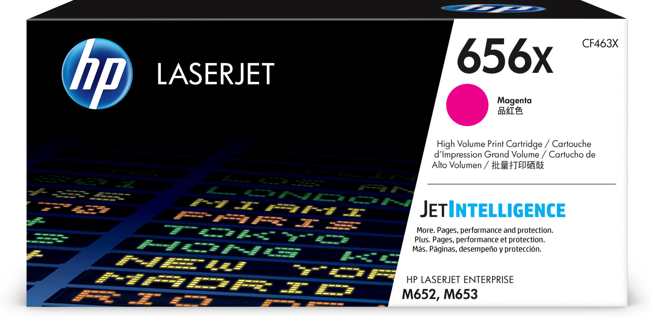 HP 656X High Yield Magenta Original LaserJet Toner Catridge (CF463X) 