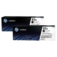 HP 83A 2-pack Black Original LaserJet Toner Cartri