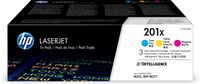 HP 201X 3-pack High Yield Cyan/Magenta/Yellow Orig