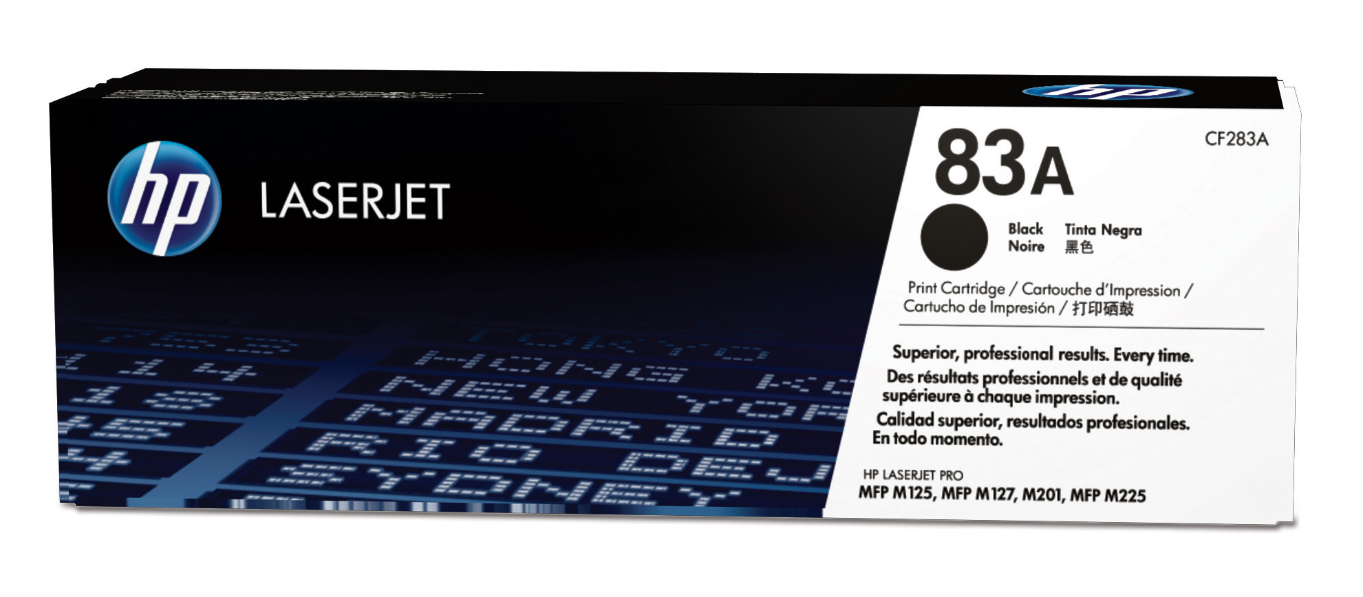 HP 83A Black LaserJet Toner Cartridge (CF283A) 