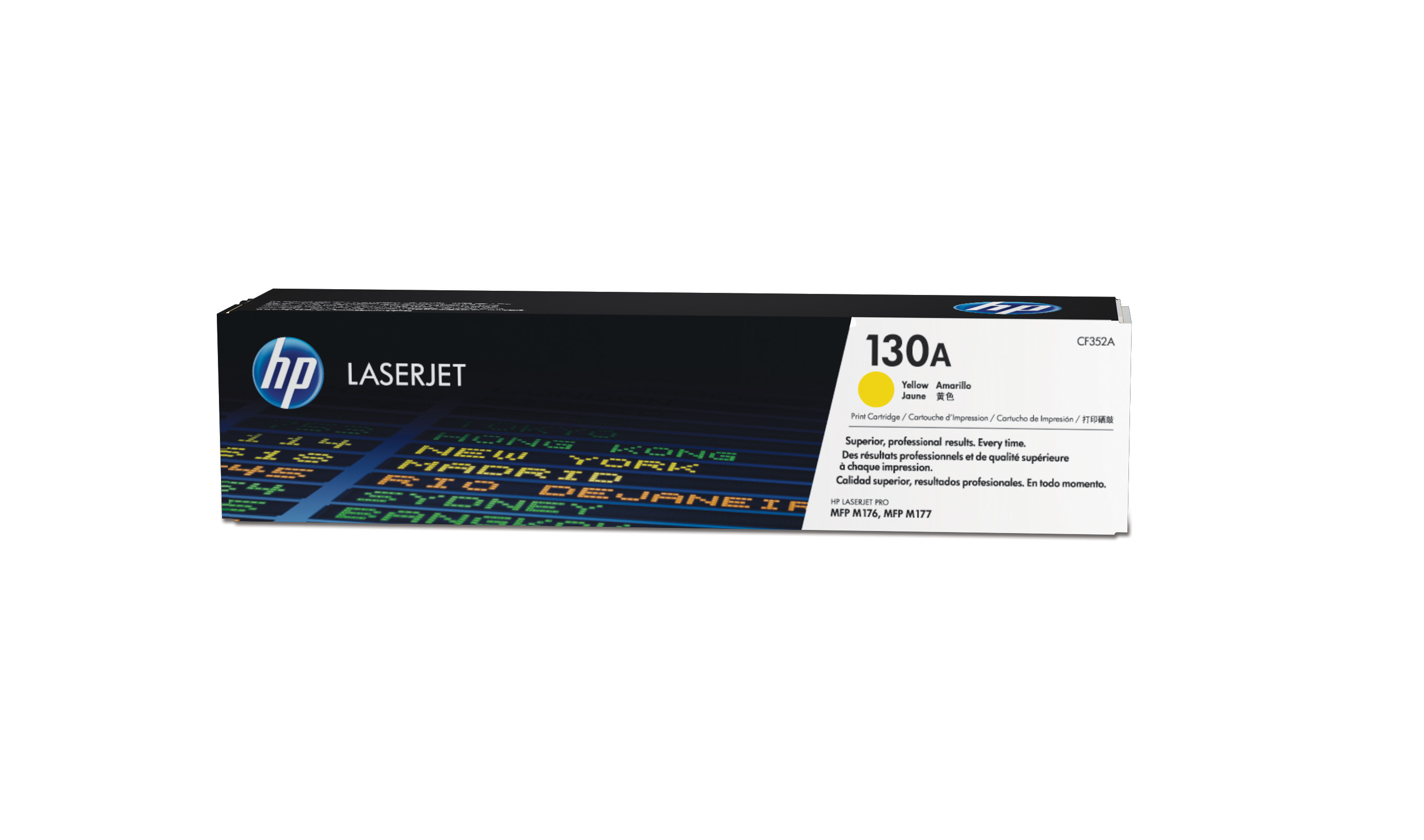 HP 130A Yellow LaserJet Toner Cartridge (CF352A) 
