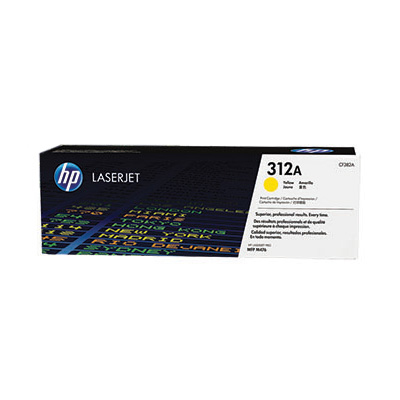 HP 312A Yellow LaserJet Toner Cartridge  (CF382A) 