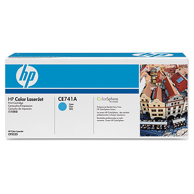 HP Color LaserJet CE741A Cyan Print Cartridge 