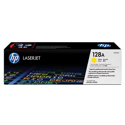 HP 128A Yellow LaserJet Print Cartridge 