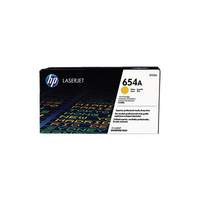 HP 654A Yellow Original LaserJet Toner Cartridge (
