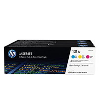 HP 131A CYM Tri-pack LaserJet Toner Cartridge (U0S
