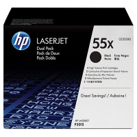 HP LASERJET CE255X DUAL PACK BLACK PRINT CARTRIDGE