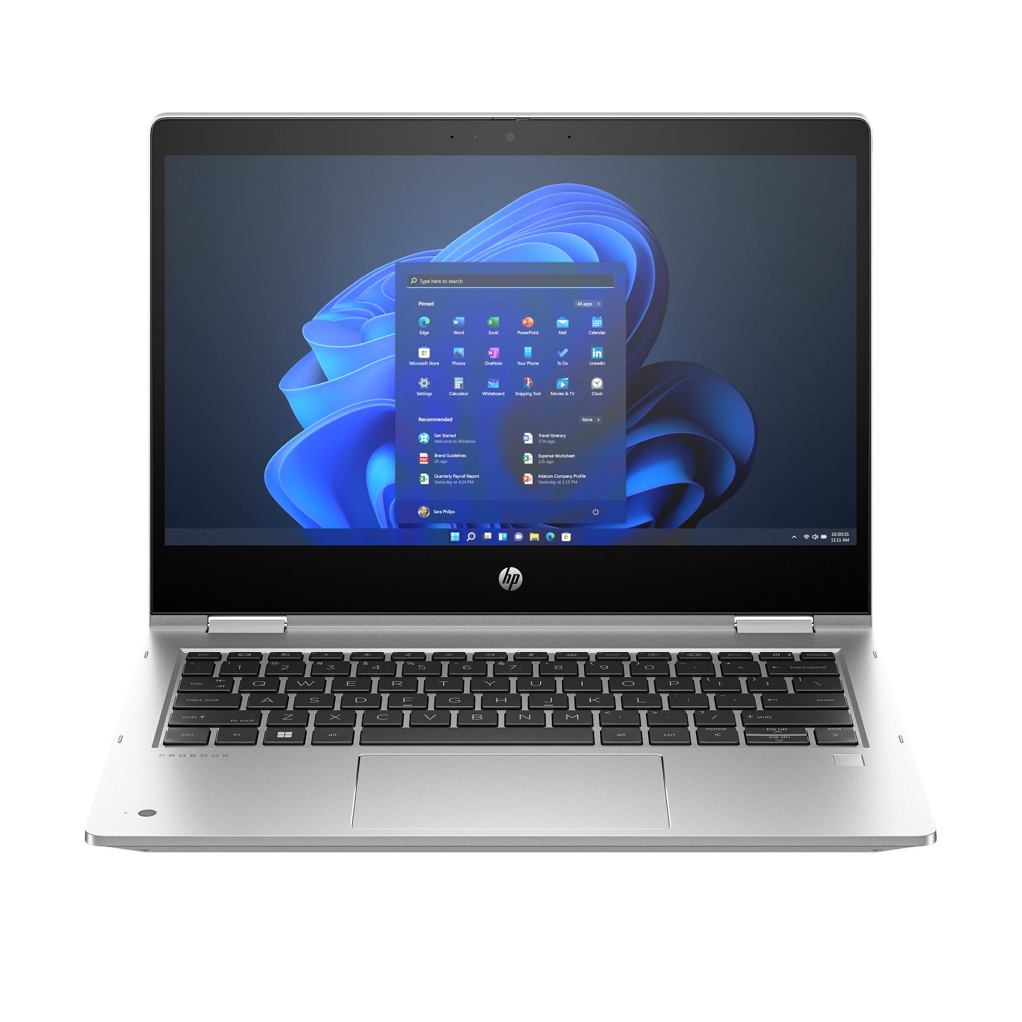HP Pro x360 435 G10 - AMD Ryzen 5 753OU, GB DDR4, 512GB SSD, 13.3'', AMD Radeon Graphics, Wi-Fi 6E 2*2 + Bluetooth, Windows 11 Pro, Pike Silver
