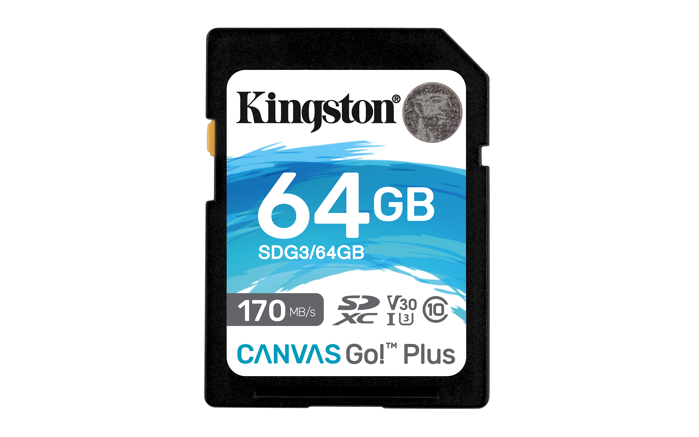 SDXC card 64GB Canvas Go Plus 170R C10 UHS-I U3 V30 