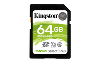 SD Card XC 64GB Canvas Select Plus 100R C10 UHS-I 
