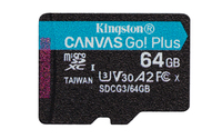 Micro SDXC 64GB Canvas Go Plus 170R A2 U3 V30 Card