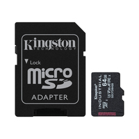 Micro SDHC 64GB Industrial C10 A1 pSLC Card + SD A