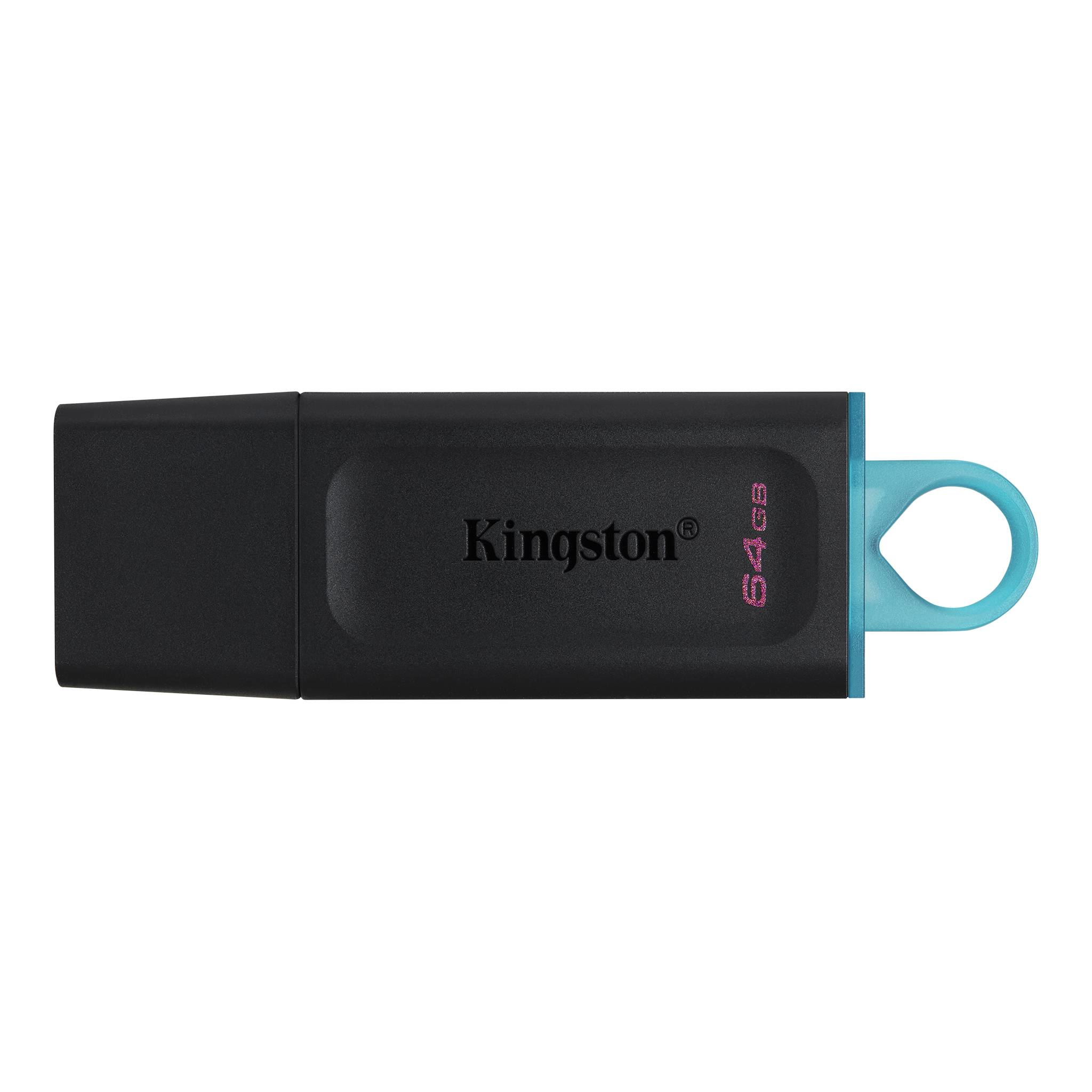 64GB USB3.2 Gen 1 DataTraveler Exodia (Black + Teal) 