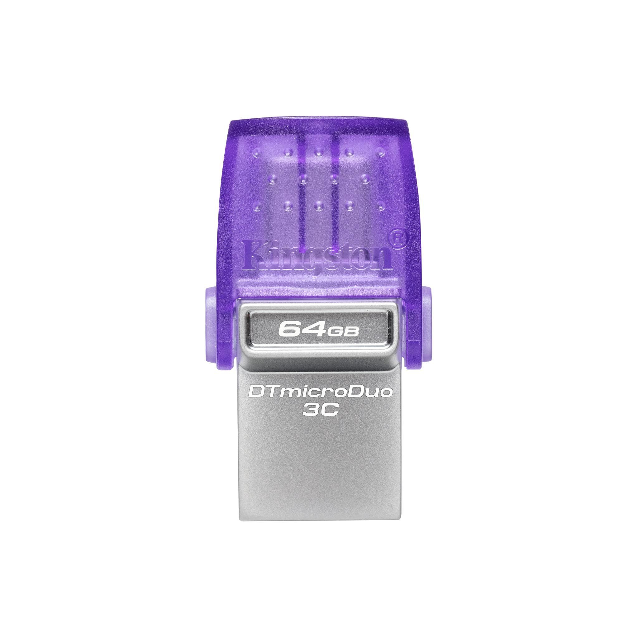 Pen Drive 64GB DataTraveler MicroDuo 3C 200MB/S DUAL USB-A + USB-C 