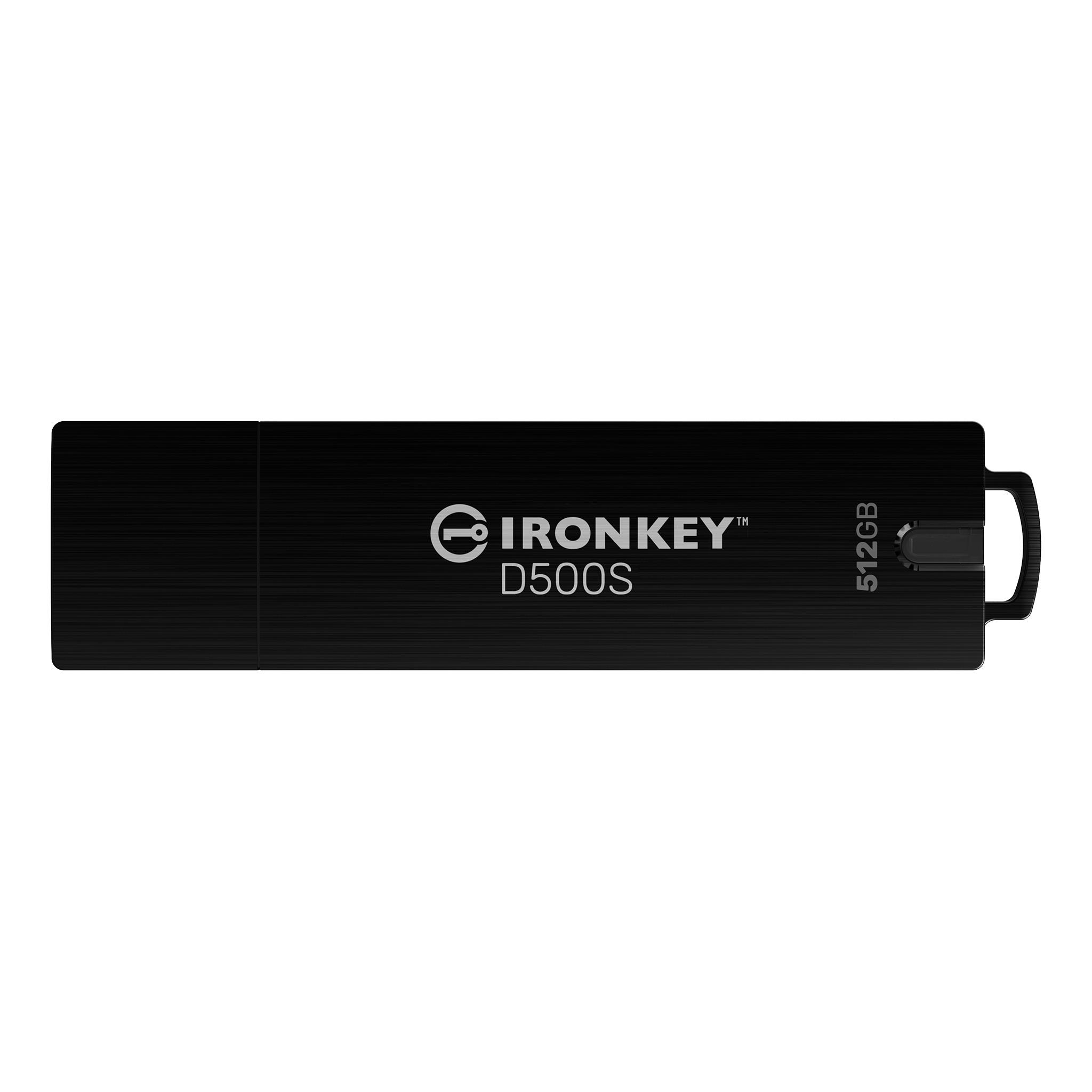 512GB IronKey D500S FIPS 140-3 Lvl 3 (Pending) AES-256 