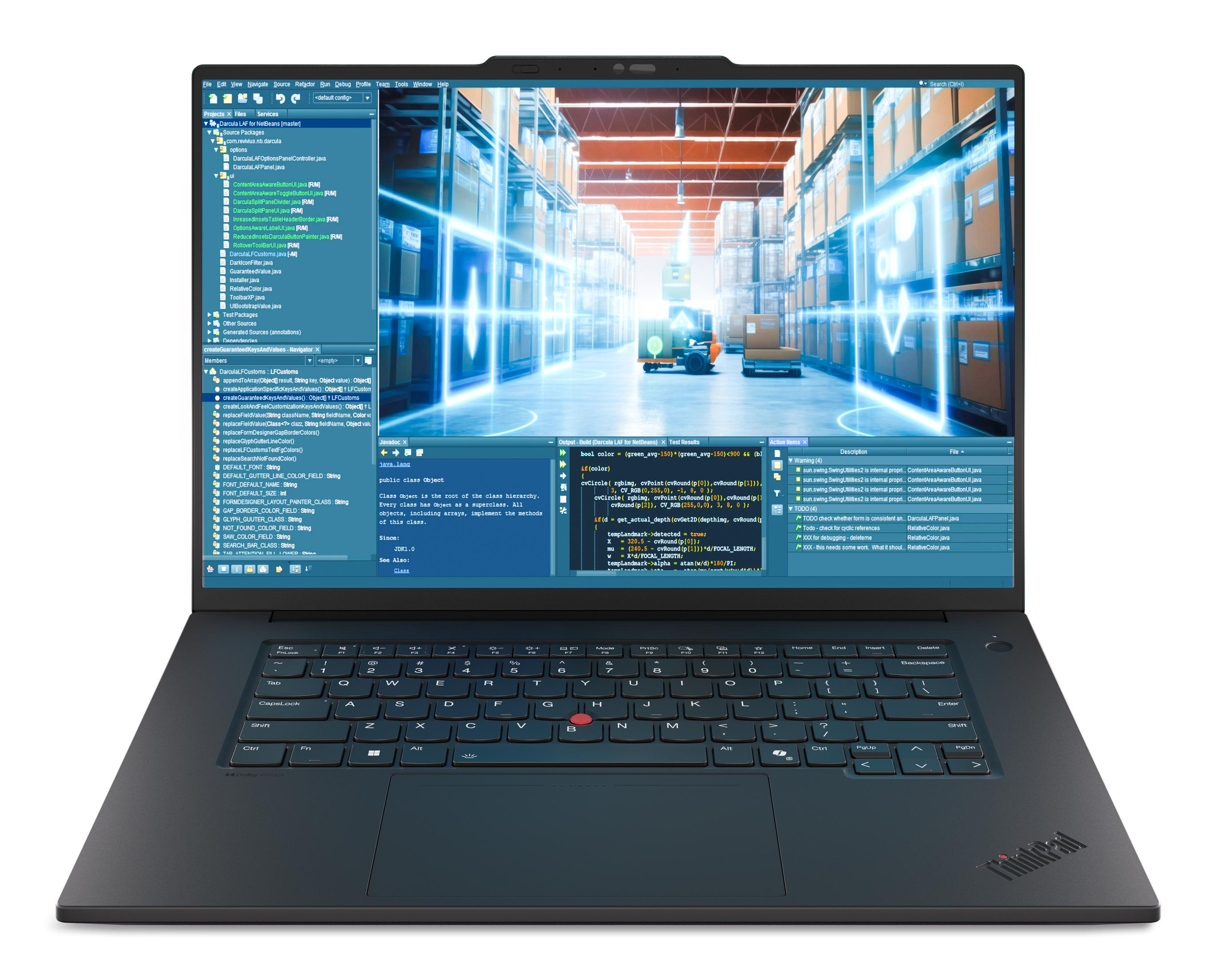 ThinkPad P1 Gen 8, Intel® Core™ Ultra 9 285H vPro® (E-cores up to 4.50GHz, 24MB), 16" WUXGA, W11P64, 64.0GB, 1x2TB SSD, 1xNVIDIA RTX PRO™ 2000 Blackwell Laptop GPU 8GB, BT 5.4,Intel®BE201vPro, FPR, 5MP RGB+IR, 4 Cell Li-ion 90Wh, 140W, 3YR Premier