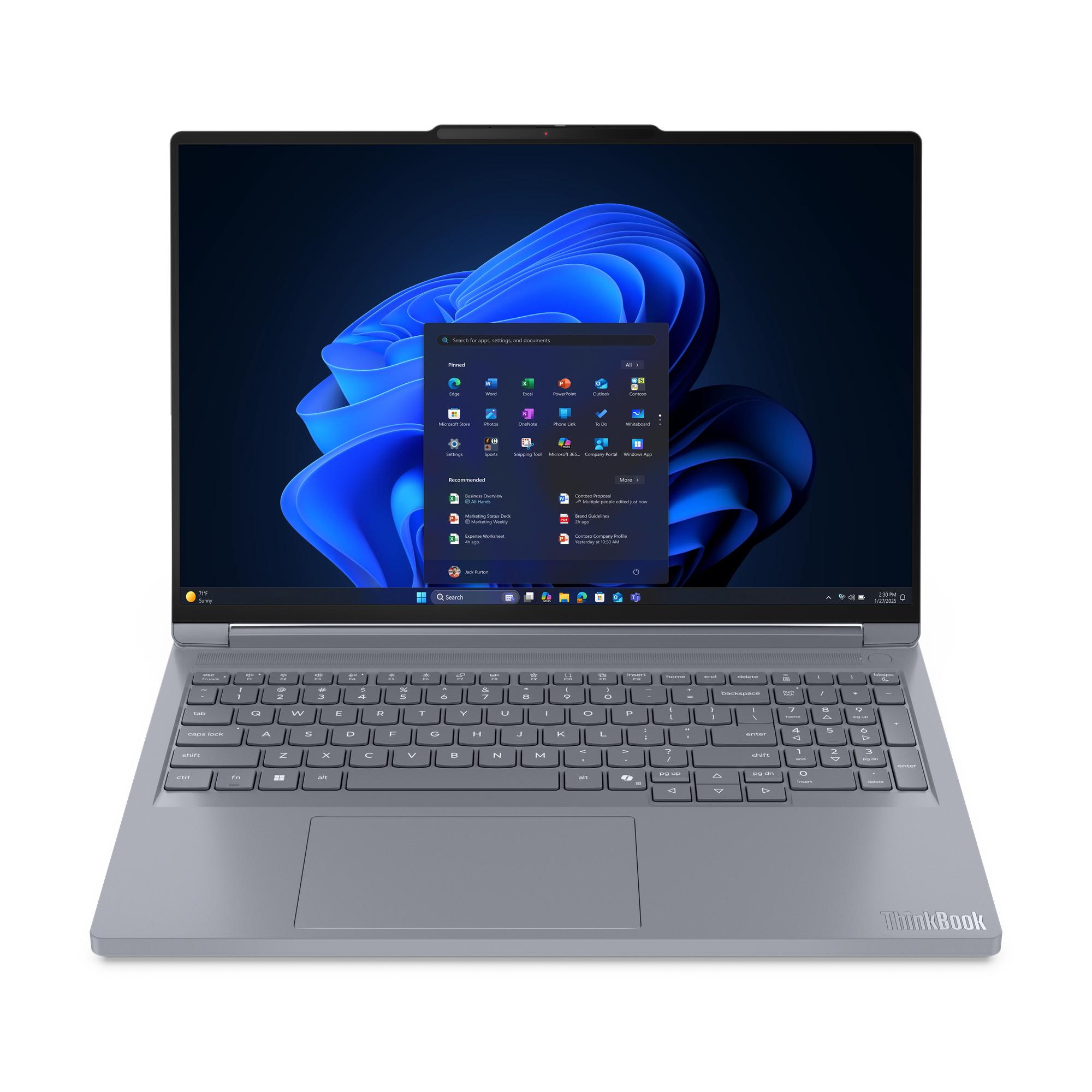 Lenovo ThinkBook 16p G6 ADR, AMD Ryzen 9 8940HX (2.40GHz, 64MB), 16" WQXGA, W11P64, 32.0GB, 1x1TB SSD M.2 2242 PCIe Gen4 TLC, 1xNVIDIA® GeForce RTX 5060 8GB, BT 5.4,Wi-Fi 7 2x2 BE, 720P HD, 4 Cell Li-ion 85Wh, 300W, 1YR Premier NBD,1Cour  - preço válido a
