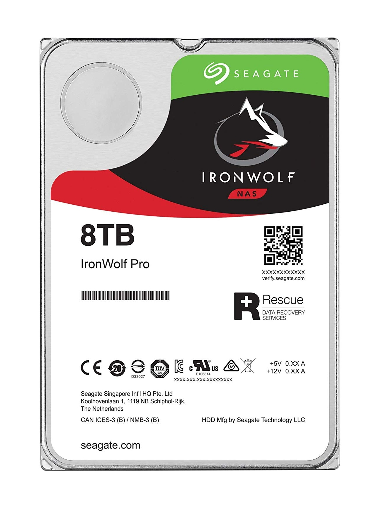 HDD 8TB IronWolf 3.5